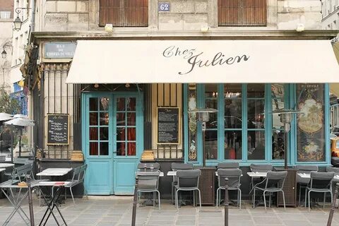 Paris Cafe in the Marais, Chez Julien, Paris Photography, Wi