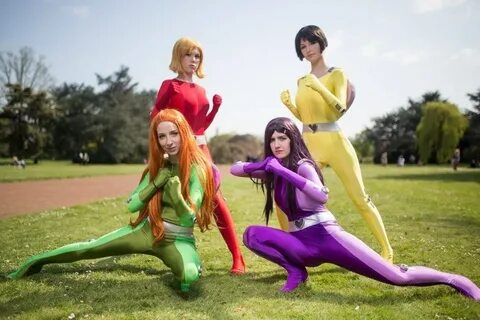 Sexy Women/Lady/Girls/Female Totally Spies Base Suit Lycra S