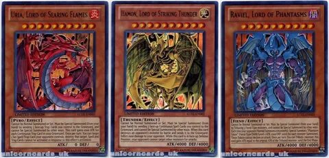 NM LC02 Limited Ultra Yugioh Uria Hamon Raviel Sacred Beast 