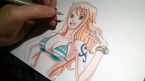 How to draw Nami speed drawing - YouTube