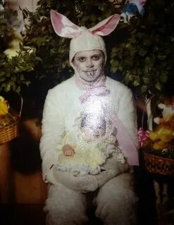 37 Creepy Easter Bunny Pics That'll Make Ya Fill Your Basket
