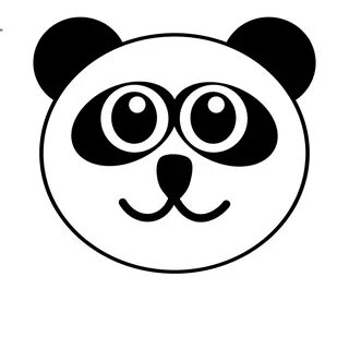 Panda Face SVG Clip arts download - Download Clip Art, PNG I