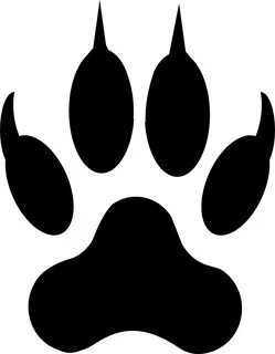 Wolf Clipart Awesome - Wolf Paw Clipart - (1494x1920) Png Cl