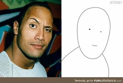 Finally finished a portrait of Dwayne Johnson. I did my best