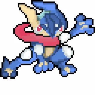 Greninja Pixel art Pokémon: Battle Frontier Amino