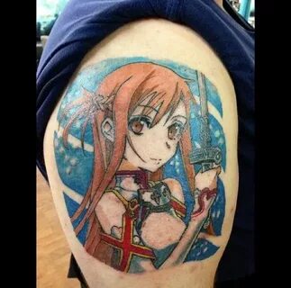 Sword art online - Anime tattoo - anime art... Anime tattoos