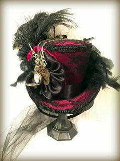 Steampunk Mini Top Hat Mad Hatter Hat Cosplay Costume Etsy M