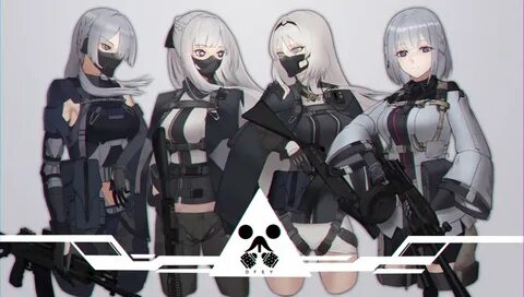 Safebooru - 4girls absurdres ak-12 ak-12 (girls frontline) a