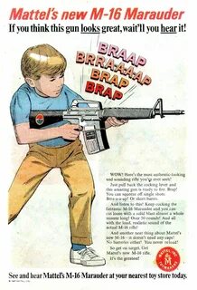 Comic book ad for Mattel's M-16 Marauder from 1967 - I'm sur