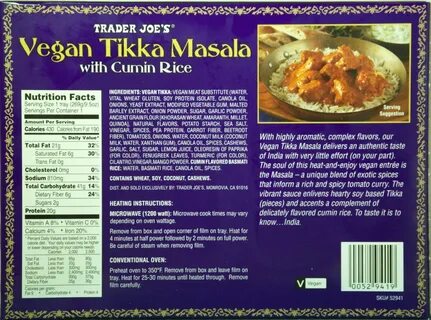 Trader Joe’s Vegan Tikka Masala - Food Review Ain't Found A 