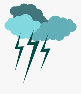 Thunder Clipart Bad Weather - Kidlat Clip Art , Free Transpa