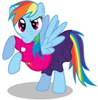 Request: Rainbow Dash Always Dresses In Style by masemj on d