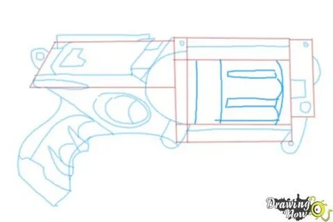 How to Draw a Nerf Gun - DrawingNow
