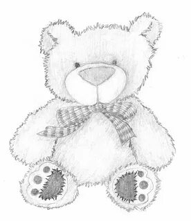 Easy Realistic Teddy Bear Drawing - mypaperbleeds