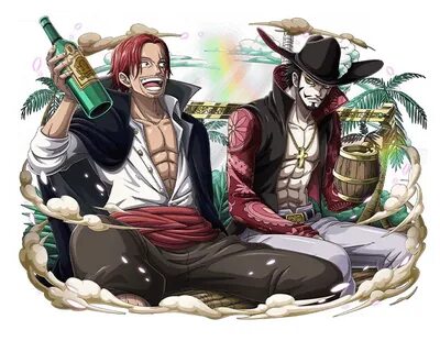 Akagami Shanks and Dracule Mihawk by bodskih on DeviantArt