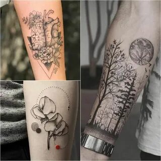 Forearm tattoo Ideas. Black Forearm Tattoos. Wood Forearm Ta