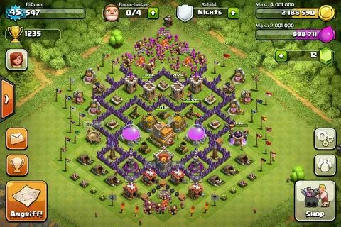 Clash Of Clan Attack Simulator