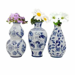 Blue And White China Vase - Decor For You