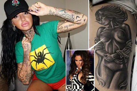 Jemma Lucy shows off X-rated tattoo of her idol Katie Price 