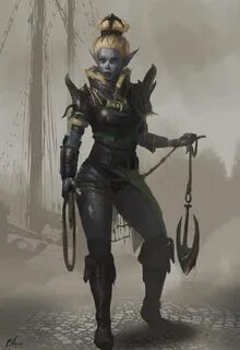 ArtStation - Sea-Elf Pirate, Barret Frymire Sea elf female d