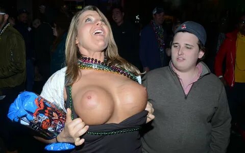 Mardi gras huge boobs.