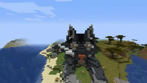 GIANT CAT STATUE in MINECRAFT - YouTube