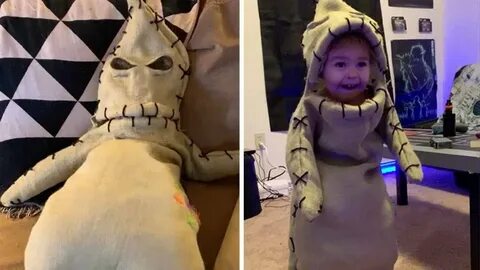 Toddler Dressed As Oogie Boogie - YouTube