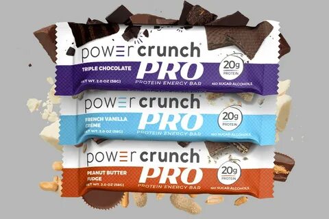 Power Crunch Pro comes with about 50% more protein at 20g pe
