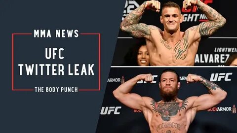 MMA News UFC Twitter Leak about Conor McGregor vs Dustin Poi