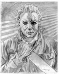 Michael Myers Horror movie art, Badass drawings, Horror art