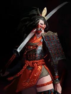 Nodachi, by dongho Kang on ArtStation : armoredwomen Female 