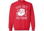jumper Hipster Santa Sweatshirt Off Shoulder Ugly Christmas 