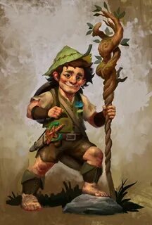 ArtStation - Yof Bramblethorn - Halfling Druid , Satoshi Kam