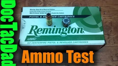 Remington UMC 115gr 9mm - Ammo Test - YouTube