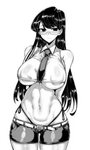 Xbooru - 1girl 1girl big breasts black hair blush breasts em