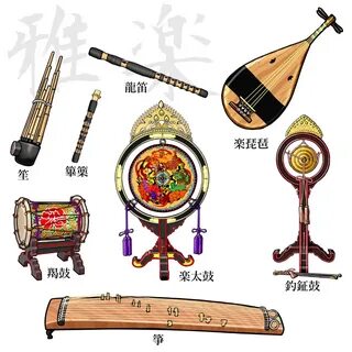 Japanese musical instruments logo