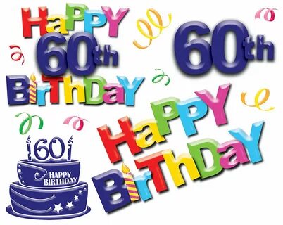 Library of free happy 60th birthday clip royalty free stock 