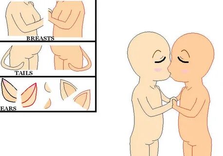 Anime Chibi Kissing Base by pie-times-5 on DeviantArt