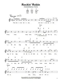 PerformerStuff - Rockin' Robin Full Sheet Music