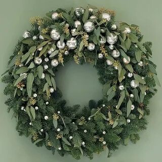 Noble Fir and Eucalyptus Wreath Christmas wreaths, Christmas
