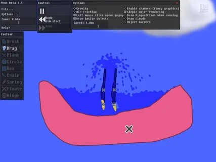 Phun - game screenshots at Riot Pixels, images