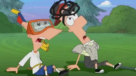 Phineas and Ferb Back to the 2nd Dimension - Perry Gets Capt