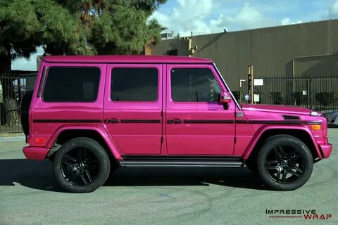 Tuningcars: Pink Chrome Mercedes G-Class by Impressive Wrap