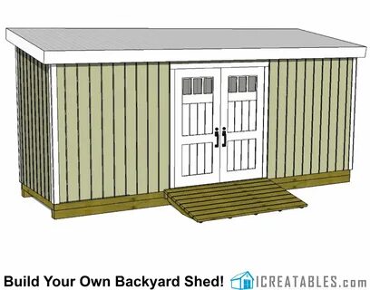 Backyard Shed Plans - Backyard Storage and Shed Plans - iCre