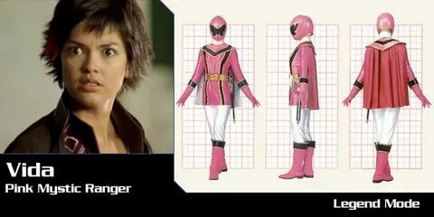 Vida, The Pink Mystic Force Ranger Power rangers mystic forc