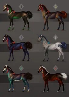 Closed Marwari Auctions 2 Magical horses, Animal sketches, F