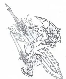 Black Knight Sonic The Hedgehog Coloring Pages Sketch Colori