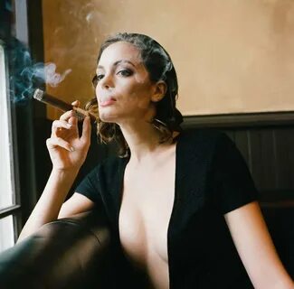TOP 100 Pretty Females Smoking Cigars - The CigarMonkeys