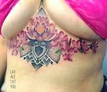 Eastern Floral Tattoo Under Breast Best Tattoo Ideas Gallery