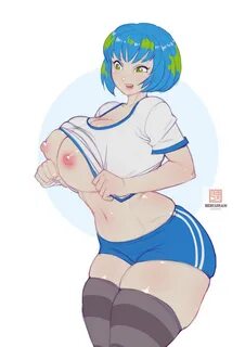 earth-chan Huge Hentai boobs